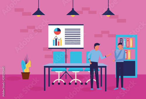 Workflow and infographic vector design