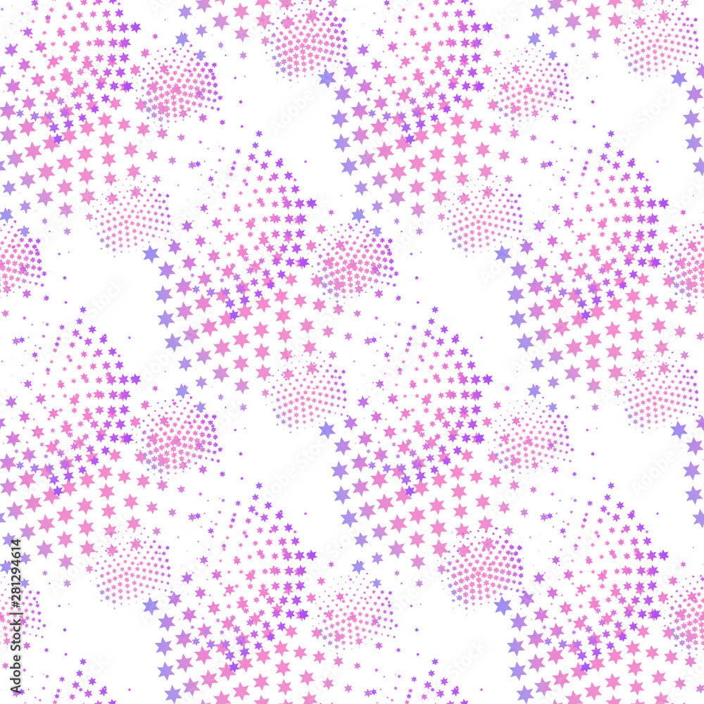 Abstract geometric violet halftone seamless pattern. Hipster fashion design print halftone background. Modern stylish texture. Repeating tiles from small triangles. Abstract geometric violet halftone seamless pattern. Hipster fashion design print halftone background. Modern stylish texture. Repeating tiles from small triangles.