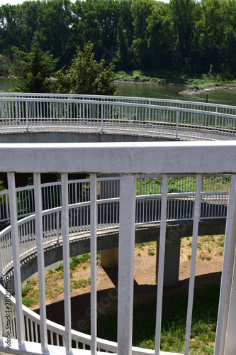 Raiffeisenbrücke über den Rhein bei Neuwied photo