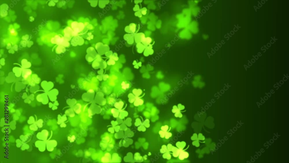Abstract Clover Leaf Background, St Patrick Day Abstract Clover Leaf Background, St Patrick Day