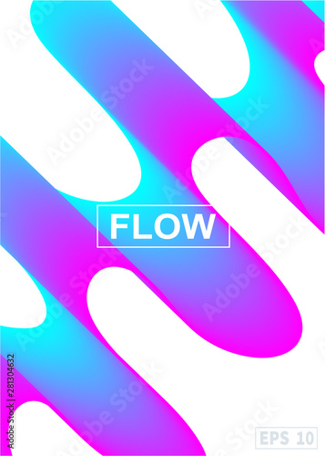 Bright abstract Lilac blue gradient background. Liquid background color design.