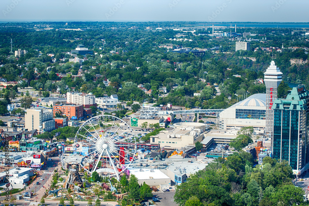 Fototapeta premium ONTARIO - CANADA, JULY 25, 2019: Clifton Hill, known as
