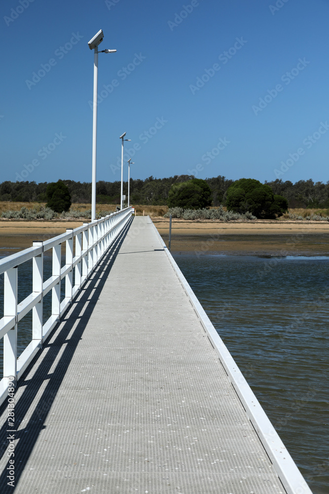 Holzsteg Holzweg Brücke Steg in Australien
