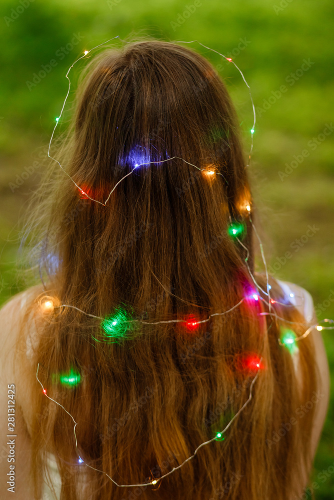 Led Glitter Wig Braids Colorful Butterfly Lights Braids Wig For Birthday  Party Entertaining Christmas Hair Accessories Women Girls - Temu