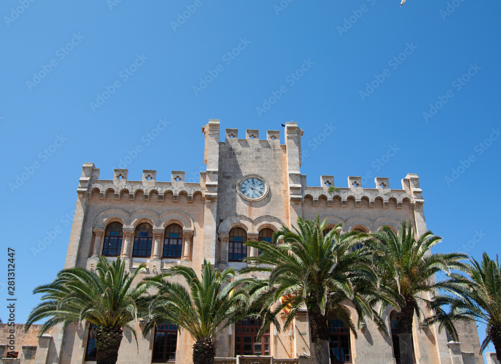Fototapeta premium The town hall of Ciutadella de Menorca
