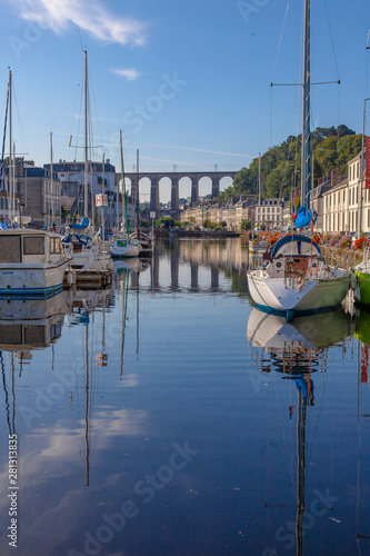 Tableau sur toile Port de Morlaix