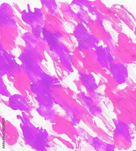 Acrylic texture pink color, handmade for background or design, wallpaper.