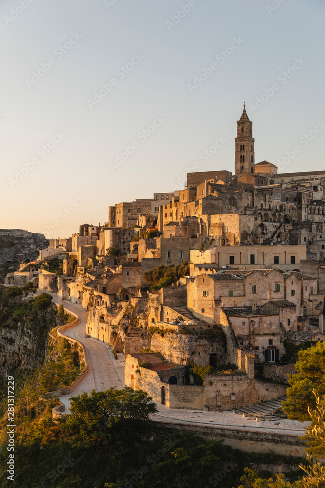 The cityscape of Matera The cityscape of Matera