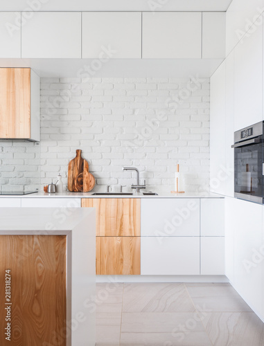Sink and cupboard in kitchen