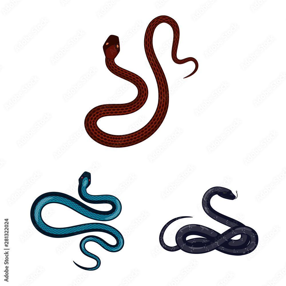 Vector illustration of poison and evil logo. Set of poison and bite stock symbol for web. Vector illustration of poison and evil logo. Set of poison and bite stock symbol for web.