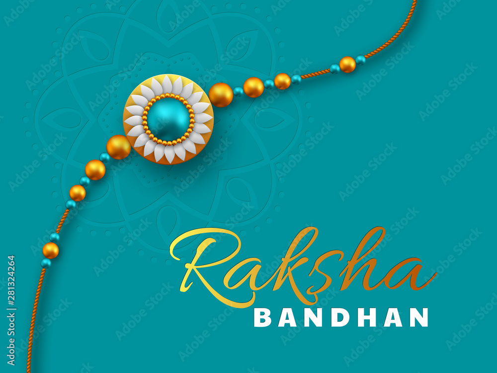 custom made wallpaper toronto digitalRaksha Bandhan festival design. Indian religious celebration background. Vector illustration.