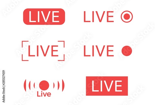 Live  steam logo . 