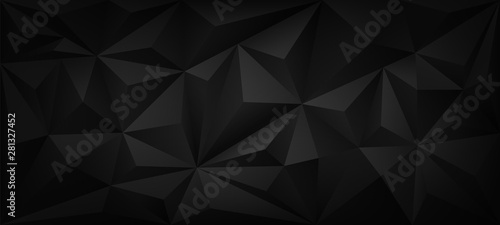 Dark polygon 3d background photo