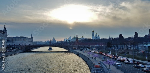 Sunset over Moscow