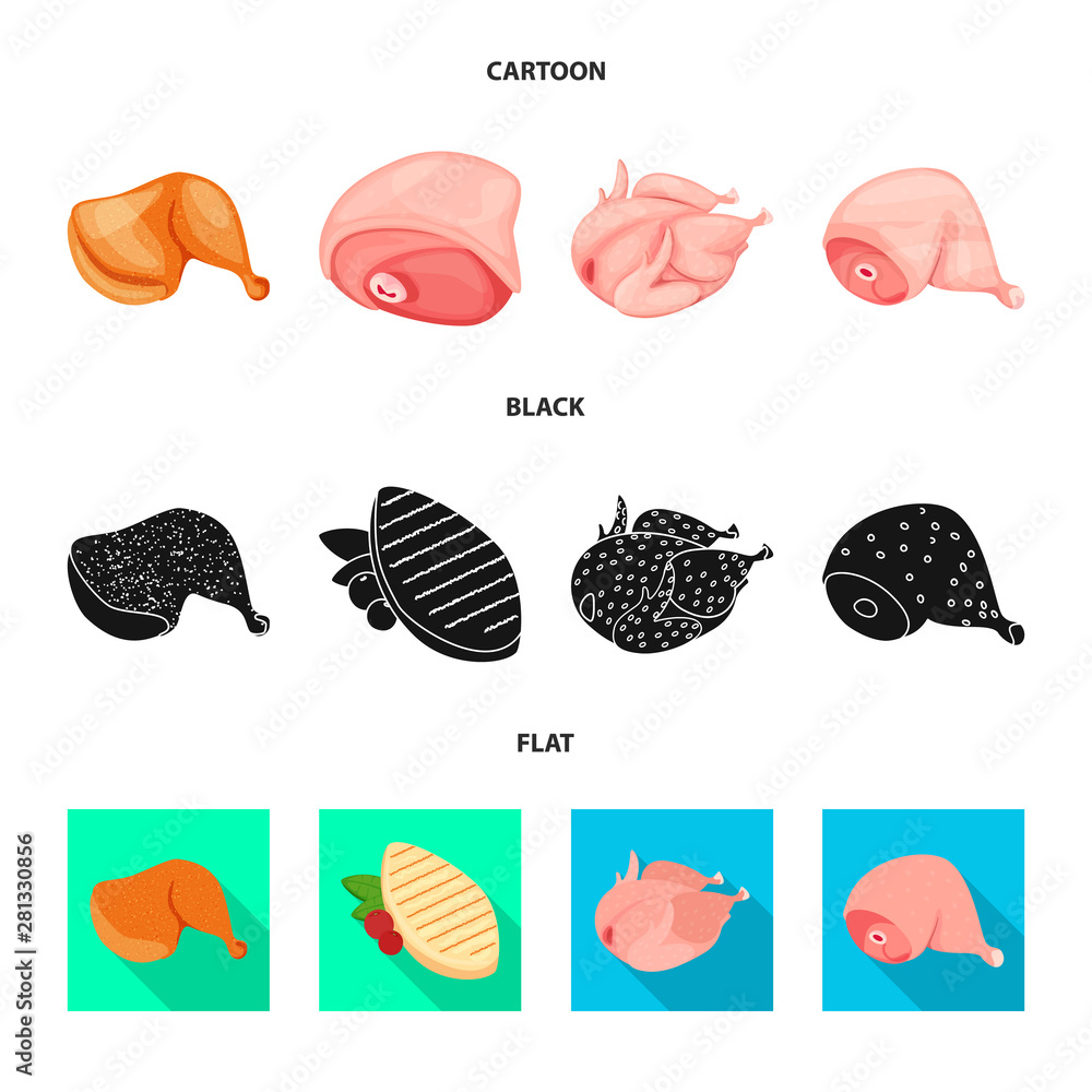 Vector design of product and poultry logo. Collection of product and agriculture stock symbol for web. Vector design of product and poultry logo. Collection of product and agriculture stock symbol for web.