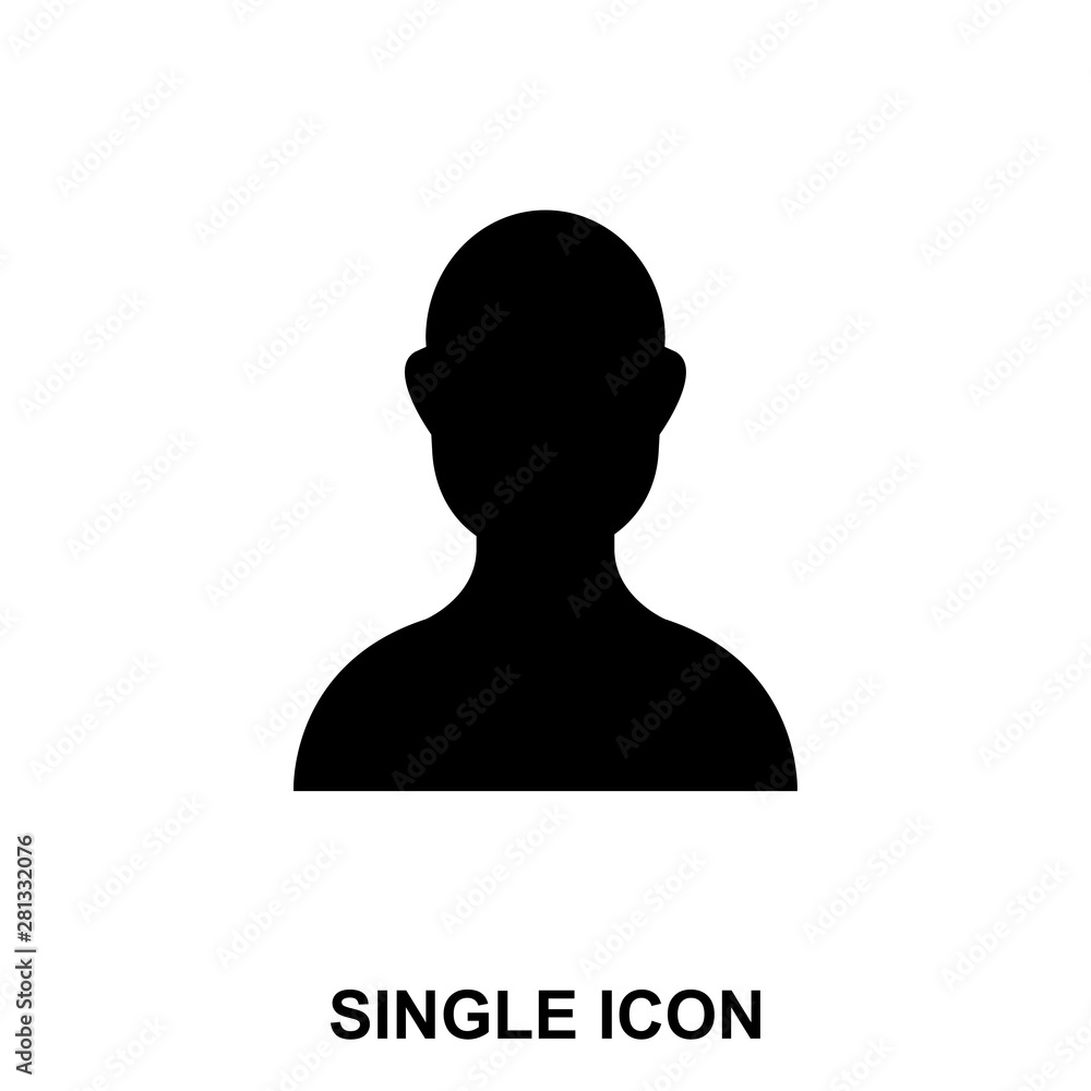 Male account icon for web and mobile Male account icon for web and mobile