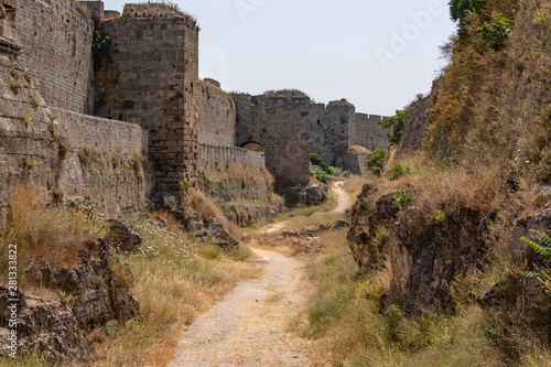 Defensive ditch along the wall of the old town