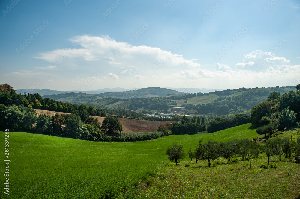 Italian summer view