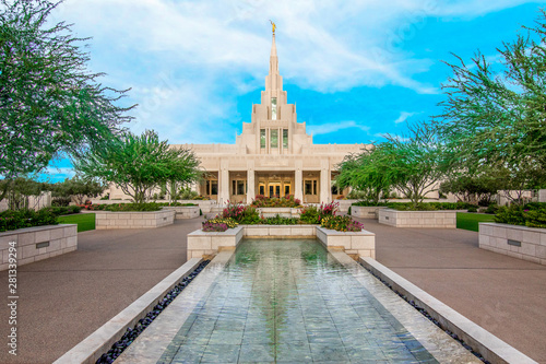 Canvas Print Phoenix lds temple