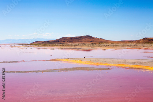 the pink water great salt lake utah love and romantic mineral salty water salt lake city utah