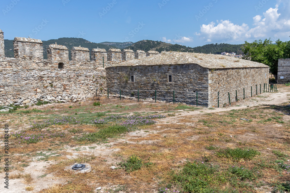 Fortress in city of Kavala, Greece