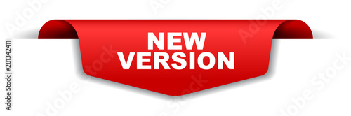 red vector banner new version