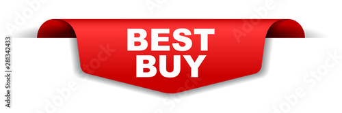 red vector banner best buy