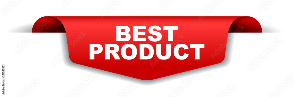 red vector banner best product red vector banner best product