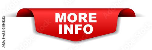 red vector banner more info