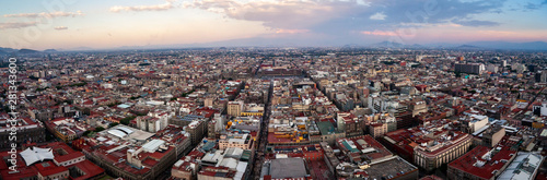 Vue de Mexico du haut de la tour Latino America © Arthur