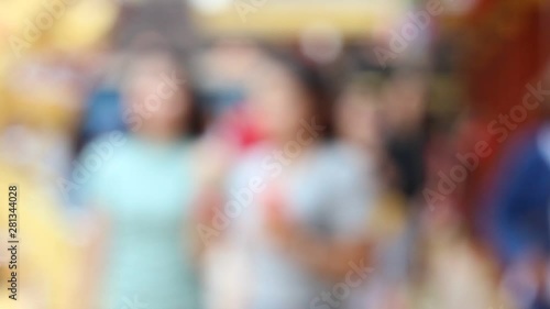 Wallpaper Mural Background surface, blurred and pedestrian bokeh Torontodigital.ca