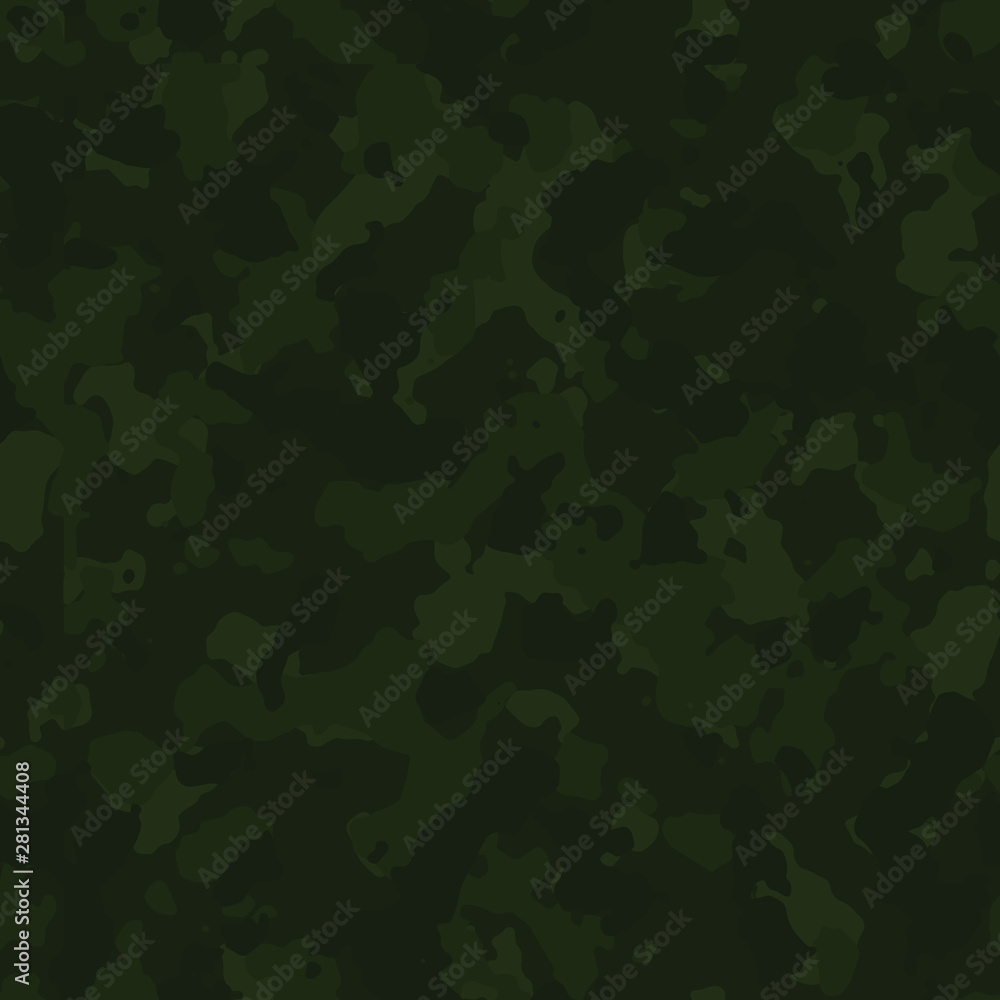 Seamless subtle green military camouflage pattern vector Seamless subtle green military camouflage pattern vector
