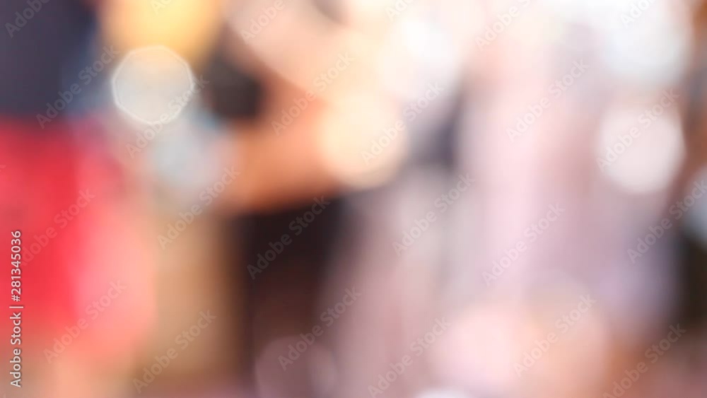 Background surface, blurred and pedestrian bokeh Background surface, blurred and pedestrian bokeh
