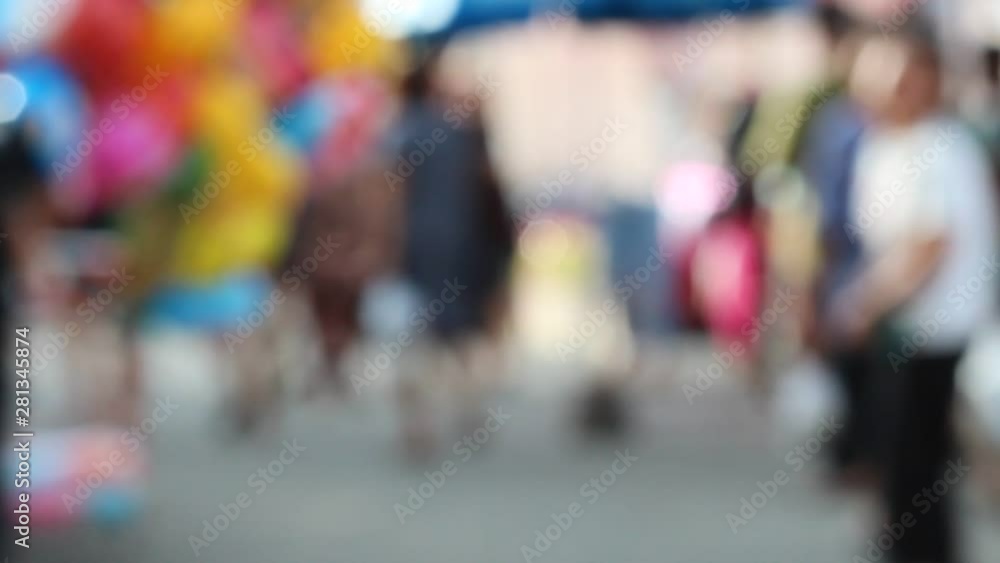 Background surface, blurred and pedestrian bokeh Background surface, blurred and pedestrian bokeh