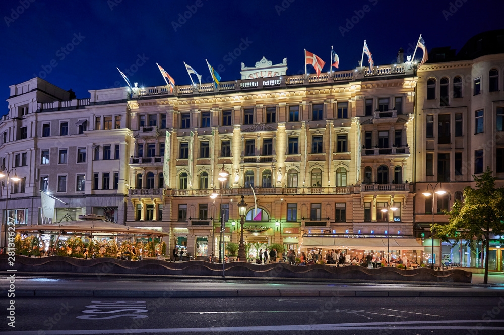 Naklejka premium Stureplan in Stockholm