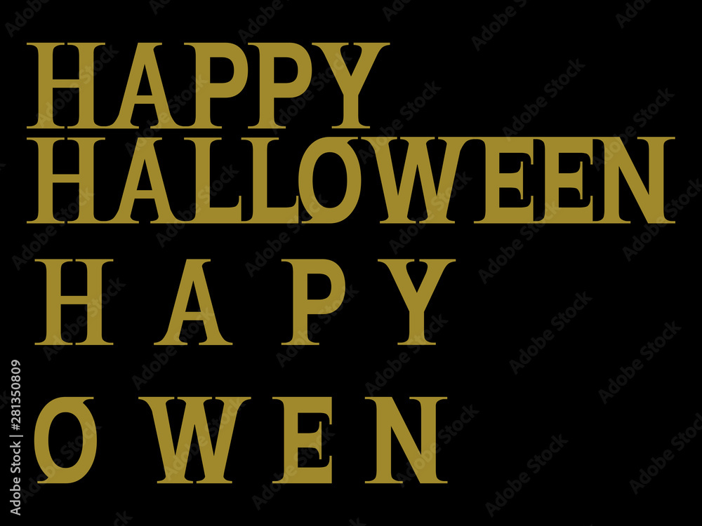 Mystery font for happy Halloween Mystery font for happy Halloween