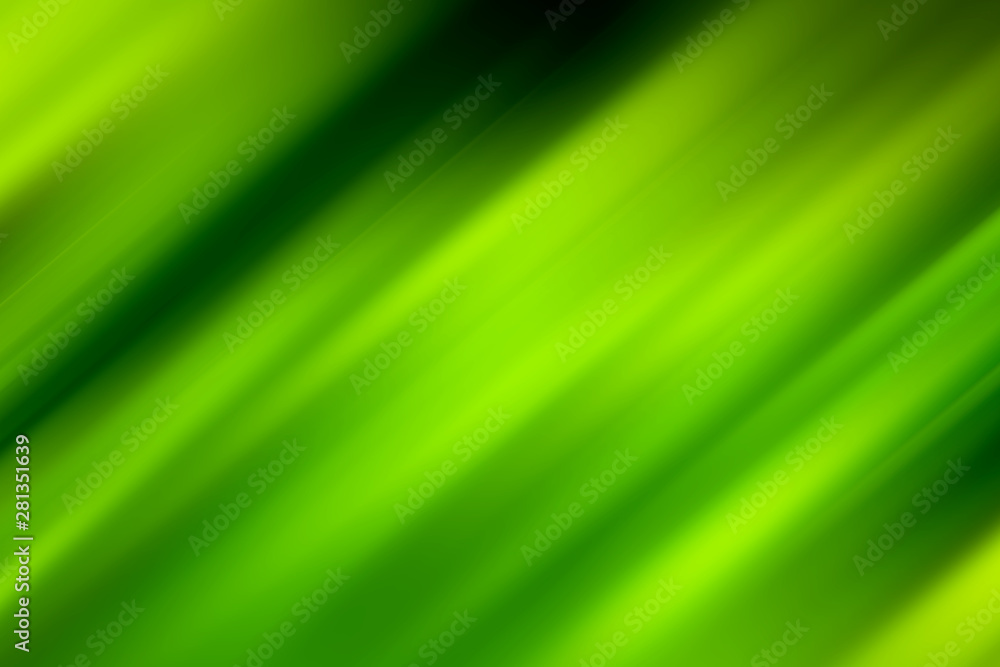 Abstract green gradient background with stripes.