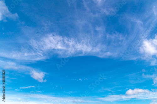 blue sky background with white clouds