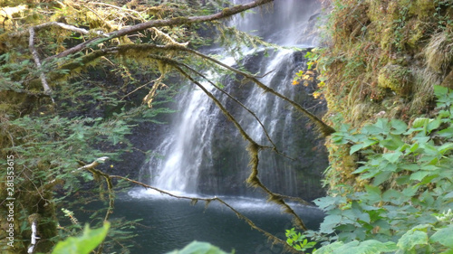 Silver Falls waterfall  second level