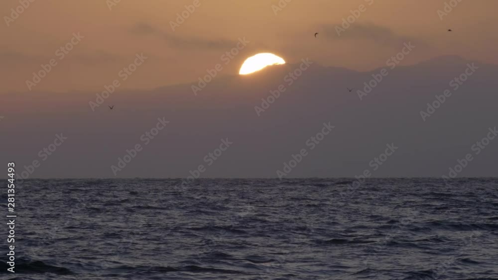 Sunset coast Philippines Golden Hour sea 4K Sunset coast Philippines Golden Hour sea 4K