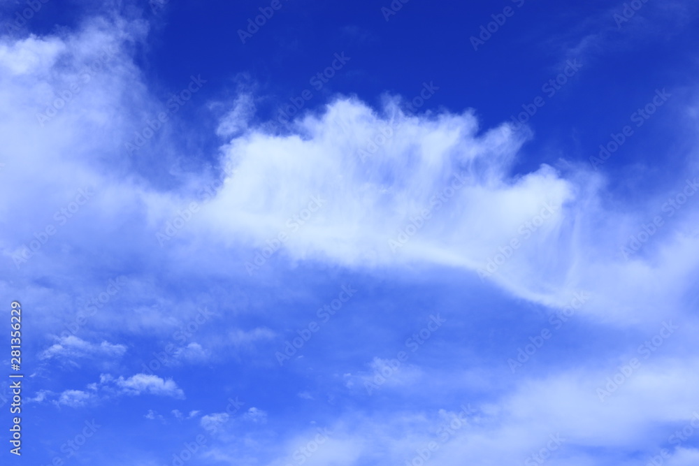 Fototapeta premium Beautiful morning clouds sky background.