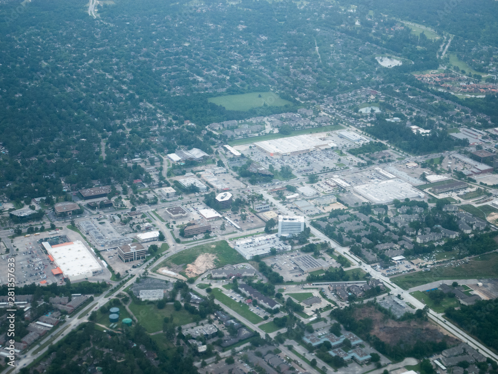 Aerial view of Houston Suburban	