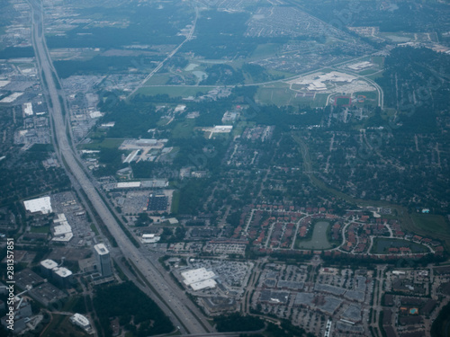 Aerial view of Houston Suburban 