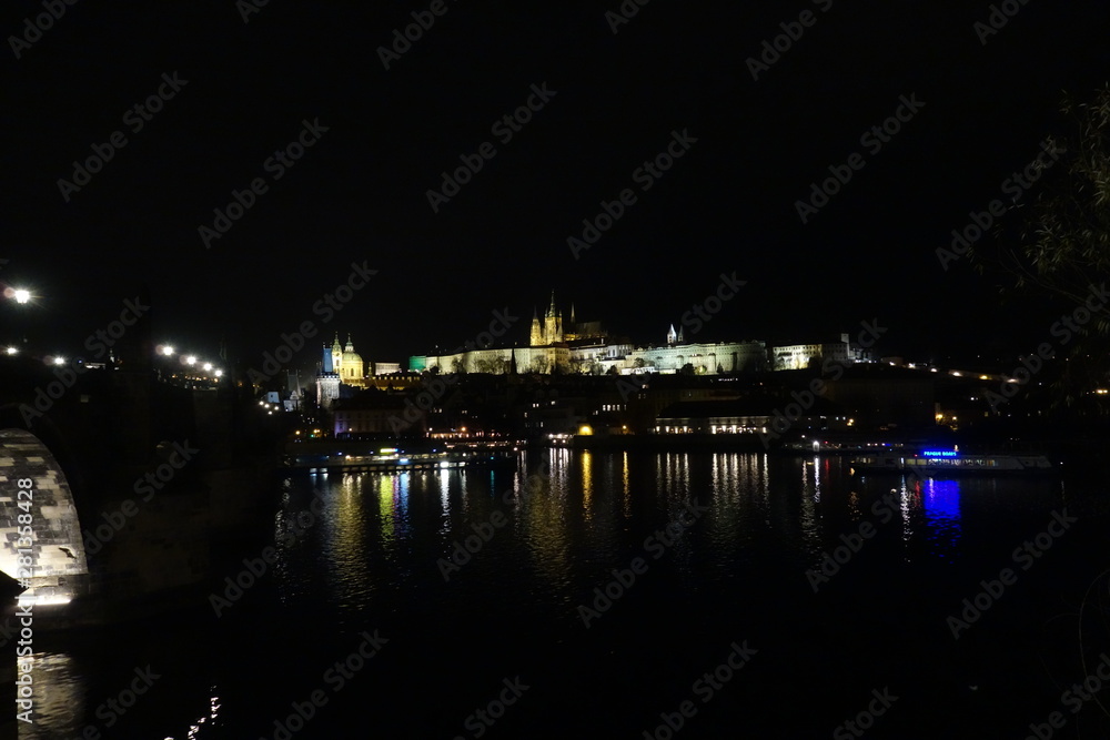 Prague Castle at Night