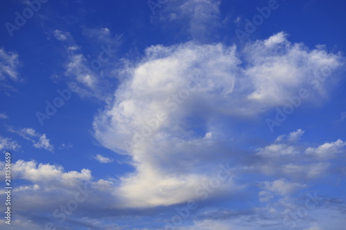 Beautiful morning clouds sky background. © rnophoto