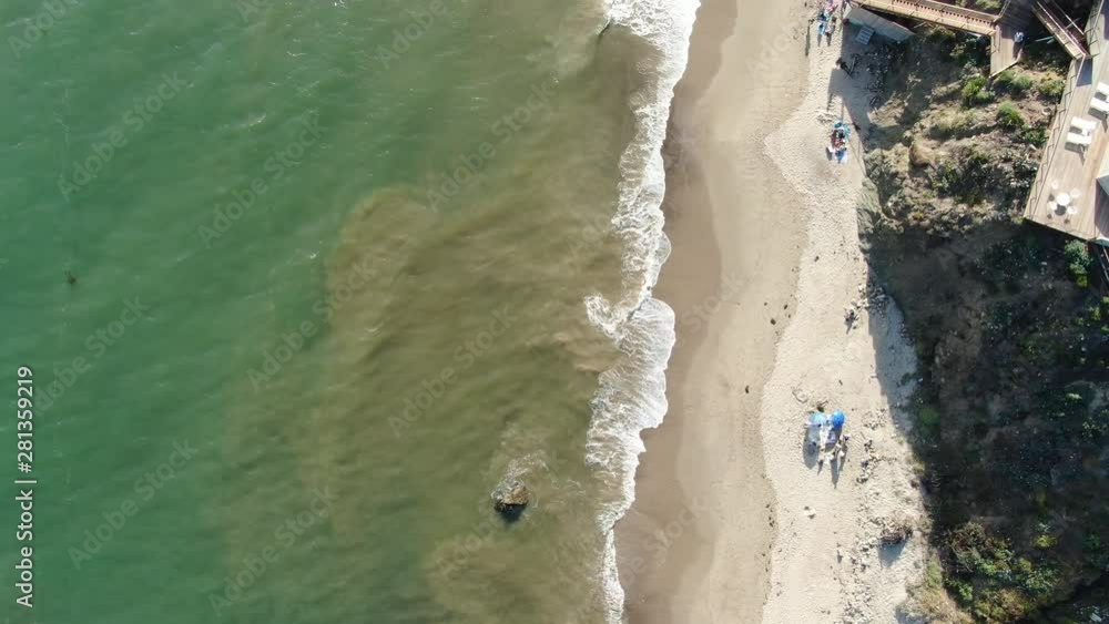 Aerial Shot Of Pacific Ocean USA West Coast California Aerial Shot Of Pacific Ocean USA West Coast California