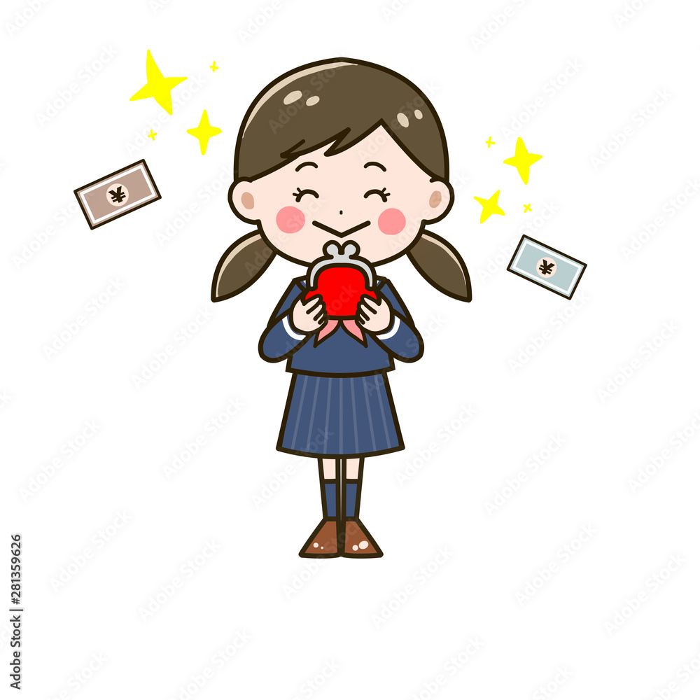 お金を貯める女の子 ポーズ イラスト Stock Illustration Adobe Stock お金を貯める女の子 ポーズ イラスト Stock Illustration Adobe Stock