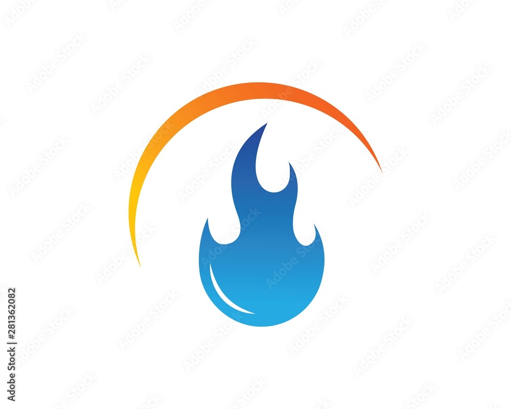 Fire flame Logo icon vector illustration design Fire flame Logo icon vector illustration design