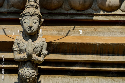 Photography statue of buddha, digital photo picture as a background