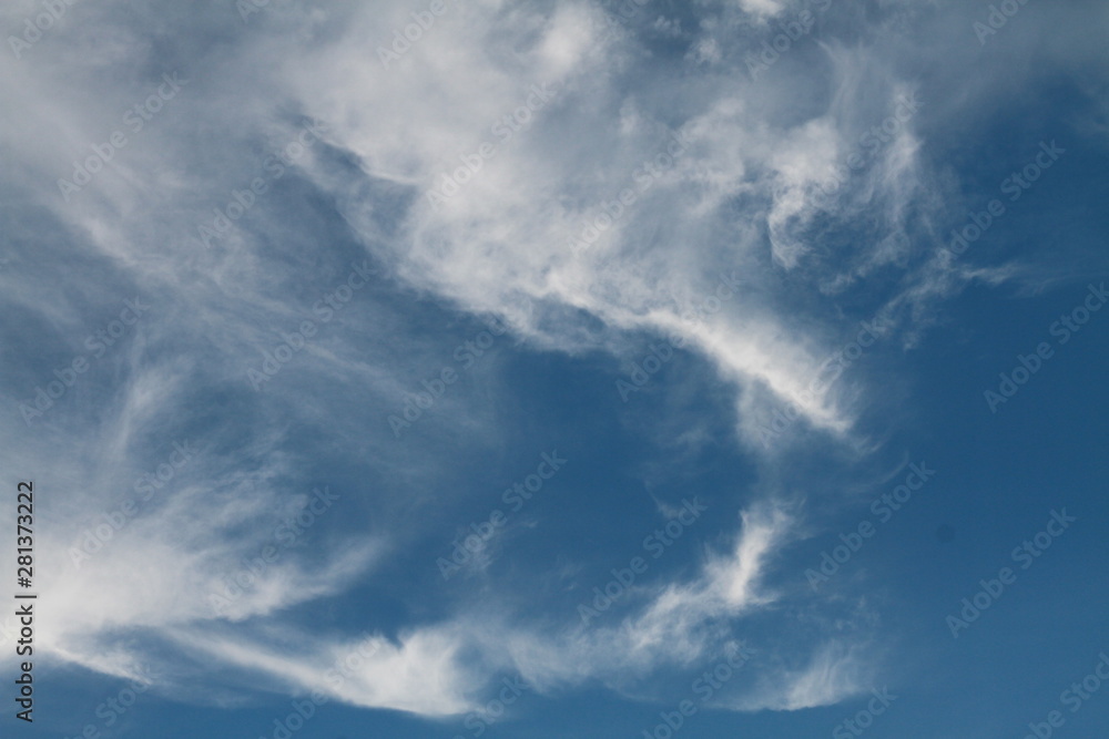 Obraz premium blue sky with clouds